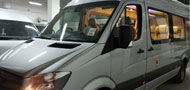 11 seater mercedes sprinter benz imported van hire in delhi