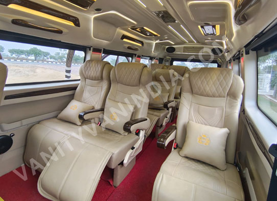 9+1 seater force urbania luxury van with 1x1 recliners seats hire