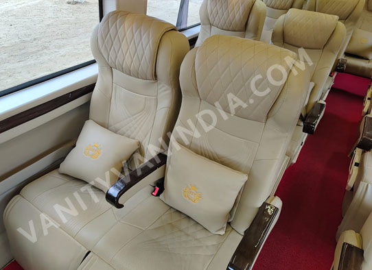 force urbania van on rent with 1x1 maharaja seats hire delhi