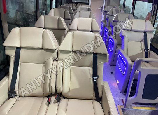 14 seater luxury sml coach hire in delhi