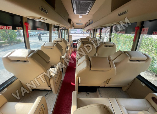 sml luxury coach with washroom on rent in delhi