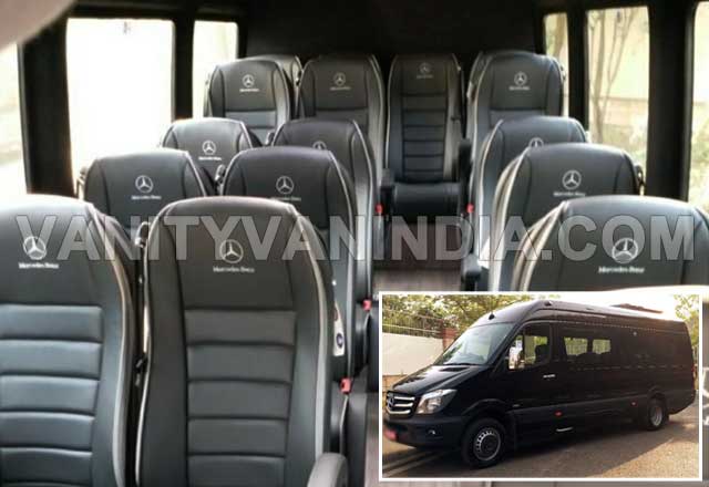 16 seater mercedes sprinter imported van hire in delhi