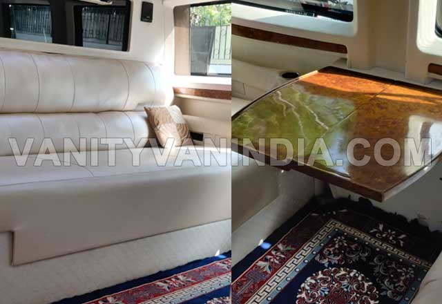 6 seater luxury caravan with toilet hire delhi jaipur