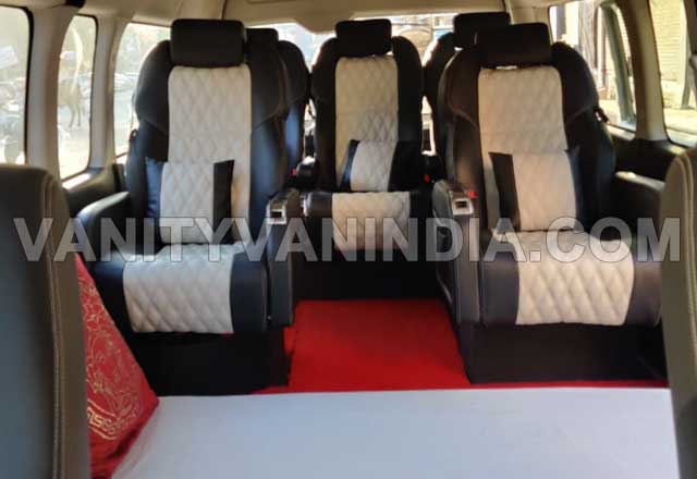 5 seater imported mini van foton view with bed seating hire delhi