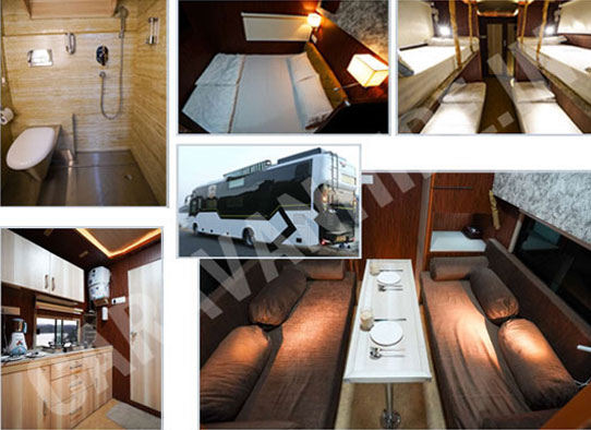 6 seater fully furnished caravan vanity van motorhomes hire in delhi