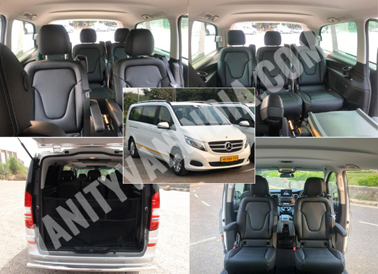 6 seater mercedes benz viano minivan hire in delhi