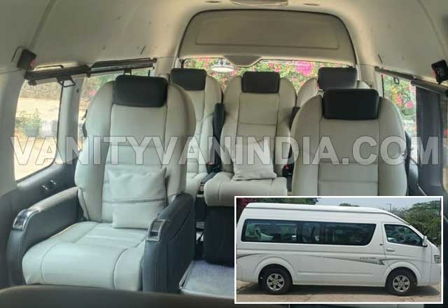 7+1 seater imported mini van foton view cs2 hire in delhi jaipur chandigarh
