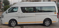 8 seater foton view imported mini van hire in delhi jaipur rajasthan