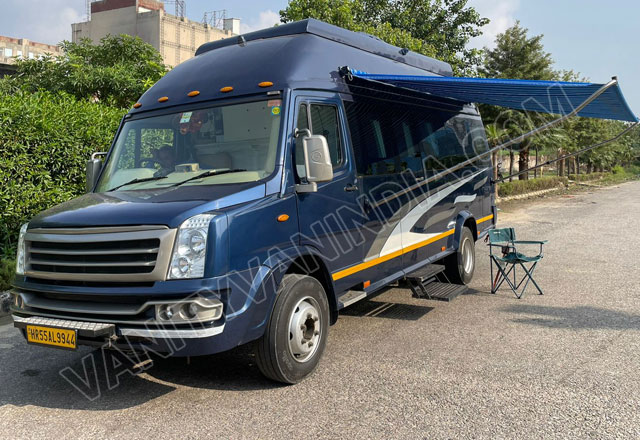 6 seater luxury sleeping caravan hire in india