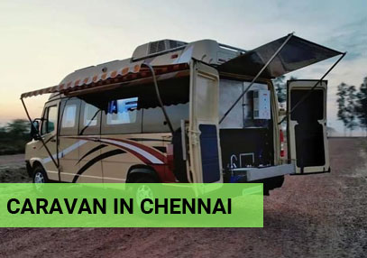 luxury caravan on rent in chennai india