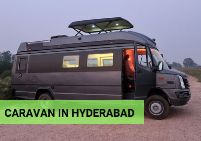 hire new luxury caravan from hyderabad india