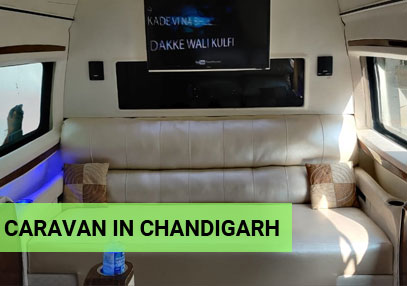 hire new luxury caravan from chandigarh punjab