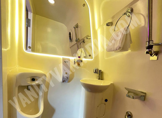9 seater luxury caravan with toilet hire in delhi jaipur