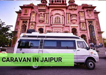 rent luxury caravan and vanity van from jaipur rajasthan