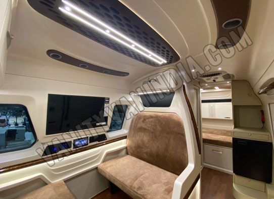luxury caravan with toilet washroom bedroom sofa bed hire delhi jaipur