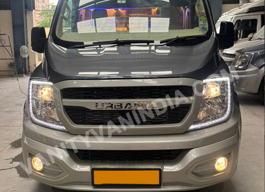 rent 9 seater force urbania in delhi